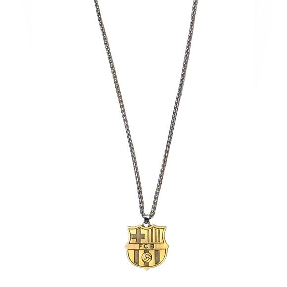 FC Barcelona Necklace- Soccer Pendant - Picture 2 of 5
